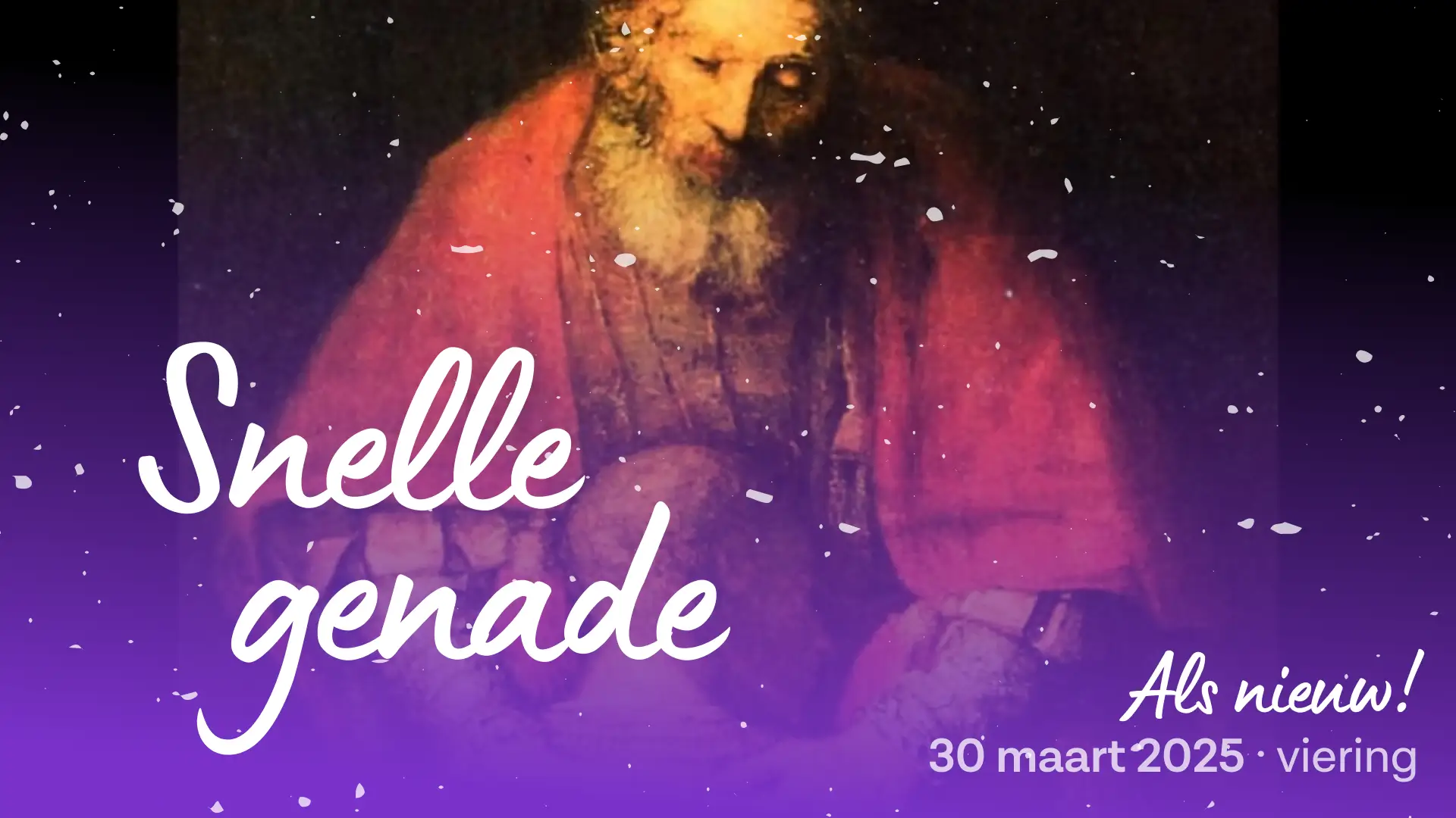 Snelle genade - viering Geloven in Spangen - De verloren zoon