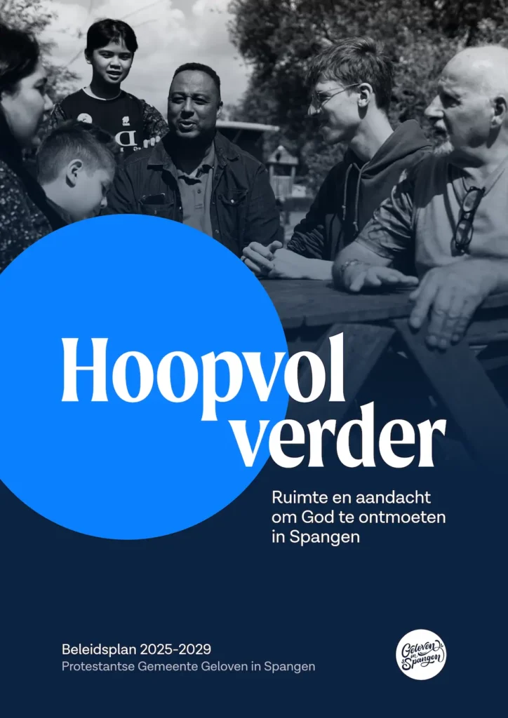 Cover beleidsplan Geloven in Spangen